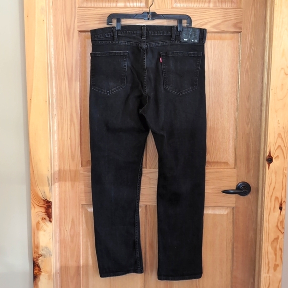 Men's Levi's Sz 40/32 505 Vintage Red Tab, Black Relaxed Fit Jeans - Picture 5 of 9